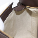 LOEWE Puzzle Bag Small Leather 2way Brown Gold Auth 200778SAM-27
