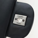 CHANEL Big Matelasse 30 Chain Bag Patent leather Black Silver CC Auth 200779M-20