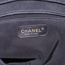 CHANEL Chain Shoulder Bag Raffia 2way Beige Gold CC Auth 200780SAM-19