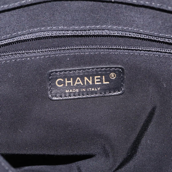 CHANEL Chain Shoulder Bag Raffia 2way Beige Gold CC Auth 200780SAM