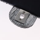 CHANEL Matelasse Chain Shoulder Bag Lamb Skin Black Silver CC Auth 200782V-19