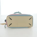 LOEWE Puzzle Bag Hand Bag Leather Black Silver Auth 200783SM-5