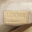 LOEWE Puzzle Bag Hand Bag Leather Black Silver Auth 200783SM-24