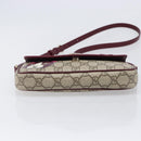 GUCCI GG Supreme Shoulder Bag PVC Beige Gold 818764 Auth 200784M-5