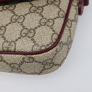GUCCI GG Supreme Shoulder Bag PVC Beige Gold 818764 Auth 200784M-16