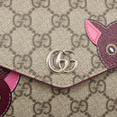 GUCCI GG Supreme Shoulder Bag PVC Beige Gold 818764 Auth 200784M-22