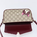 GUCCI GG Supreme Shoulder Bag PVC Beige Gold 818764 Auth 200784M-23