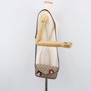 GUCCI GG Supreme Shoulder Bag PVC Beige Gold 818764 Auth 200784M-28