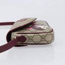 GUCCI GG Supreme Shoulder Bag PVC Beige Gold 818764 Auth 200784M-4