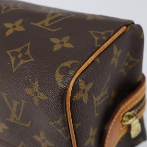 LOUIS VUITTON Monogram Trousse Pad Pression Cosmetic Pouch M47636 LV Auth 200800