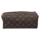 LOUIS VUITTON Monogram Trousse Pad Pression Cosmetic Pouch M47636 LV Auth 200800-2