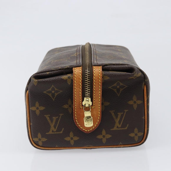 LOUIS VUITTON Monogram Trousse Pad Pression Cosmetic Pouch M47636 LV Auth 200800