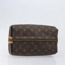 LOUIS VUITTON Monogram Trousse Pad Pression Cosmetic Pouch M47636 LV Auth 200800-5