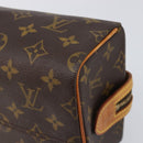 LOUIS VUITTON Monogram Trousse Pad Pression Cosmetic Pouch M47636 LV Auth 200800-7