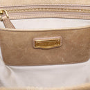 Miu Miu Matelasse Hand Bag Leather 2way Beige Gold Tone Auth 200801V-19