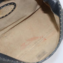 FENDI Selleria Mamma Baguette Shoulder Bag Leather Black Silver Auth 200803A-10