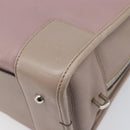 LOEWE Amazona 28 Hand Bag Leather Pink Silver Auth 200805V-15