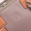LOEWE Amazona 28 Hand Bag Leather Pink Silver Auth 200805V-18