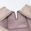 LOEWE Amazona 28 Hand Bag Leather Pink Silver Auth 200805V-22
