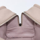 LOEWE Amazona 28 Hand Bag Leather Pink Silver Auth 200805V-23