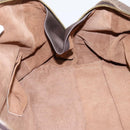BOTTEGA VENETA INTRECCIATO Boston Bag Leather Brown Gold 162194 Auth 200806V-20