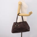 GUCCI GuccissimaGG Tote Bag Leather Dark Brown Gold Tone 163805 Auth 200808V-22