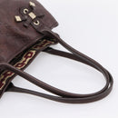 GUCCI GuccissimaGG Tote Bag Leather Dark Brown Gold Tone 163805 Auth 200808V-7