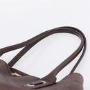 GUCCI GuccissimaGG Tote Bag Leather Dark Brown Gold Tone 163805 Auth 200808V-8
