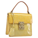 LOUIS VUITTON Monogram Vernis Spring Street Hand Bag Gris M91029 LV Auth 200809-1