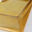 LOUIS VUITTON Monogram Vernis Spring Street Hand Bag Gris M91029 LV Auth 200809-15