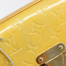 LOUIS VUITTON Monogram Vernis Spring Street Hand Bag Gris M91029 LV Auth 200809-19