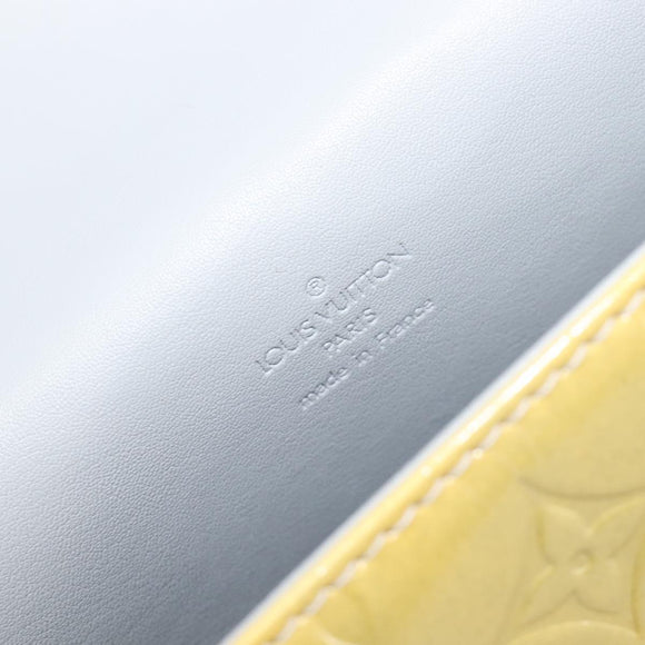 LOUIS VUITTON Monogram Vernis Spring Street Hand Bag Gris M91029 LV Auth 200809