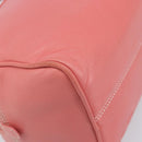 LOEWE Hand Bag Leather Pink Gold Tone Auth 200810V-16