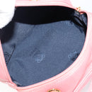 LOEWE Hand Bag Leather Pink Gold Tone Auth 200810V-11