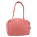 LOEWE Hand Bag Leather Pink Gold Tone Auth 200810V-2