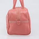LOEWE Hand Bag Leather Pink Gold Tone Auth 200810V-3