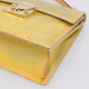 LOUIS VUITTON Monogram Vernis Spring Street Hand Bag Gris M91029 LV Auth 200816-14