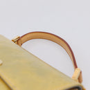 LOUIS VUITTON Monogram Vernis Spring Street Hand Bag Gris M91029 LV Auth 200816-8