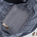 CELINE Shoulder Bag Leather Black Gold Tone Auth 200820A-11