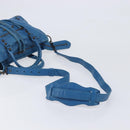 BALENCIAGA Classic City Hand Bag Leather 2way Blue 431621 Auth 200825V-9