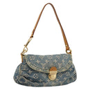 LOUIS VUITTON Monogram Denim Mini Preity Shoulder Bag Blue M95050 LV Auth 200827-1