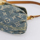 LOUIS VUITTON Monogram Denim Mini Preity Shoulder Bag Blue M95050 LV Auth 200827-9
