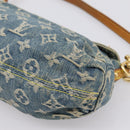 LOUIS VUITTON Monogram Denim Mini Preity Shoulder Bag Blue M95050 LV Auth 200827-15