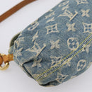 LOUIS VUITTON Monogram Denim Mini Preity Shoulder Bag Blue M95050 LV Auth 200827-16
