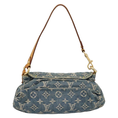 LOUIS VUITTON Monogram Denim Mini Preity Shoulder Bag Blue M95050 LV Auth 200827 - 0