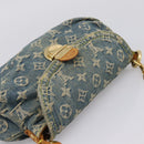 LOUIS VUITTON Monogram Denim Mini Preity Shoulder Bag Blue M95050 LV Auth 200827-6