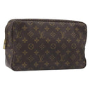 LOUIS VUITTON Monogram Trousse Toilette 28 Clutch Bag M47522 LV Auth 200829V-1