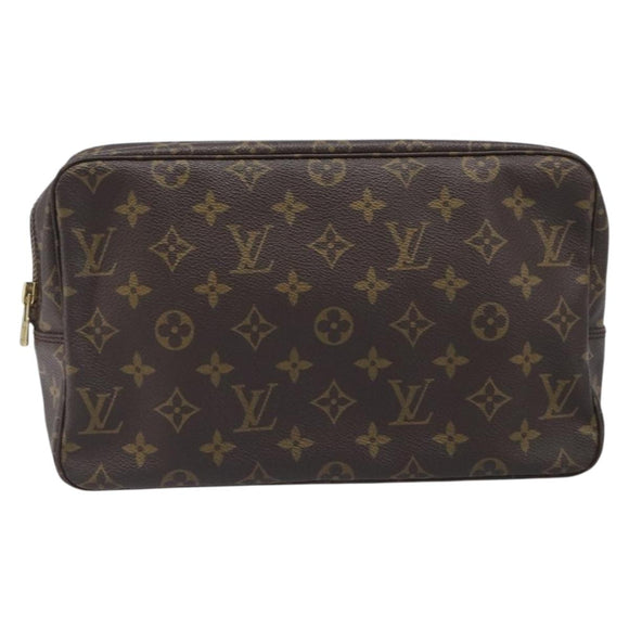 LOUIS VUITTON Monogram Trousse Toilette 28 Clutch Bag M47522 LV Auth 200829V