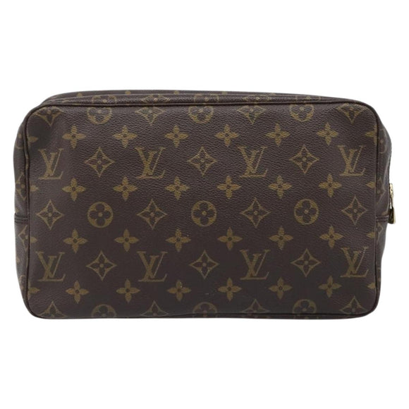 LOUIS VUITTON Monogram Trousse Toilette 28 Clutch Bag M47522 LV Auth 200829V