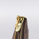 LOUIS VUITTON Damier Ebene Mini Pochette Accessoires Pouch N58009 Auth 200830V-10